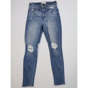 Buckle BKE Womens 25 Parker Universal Fit High Rise Ankle Skinny Denim Jeans